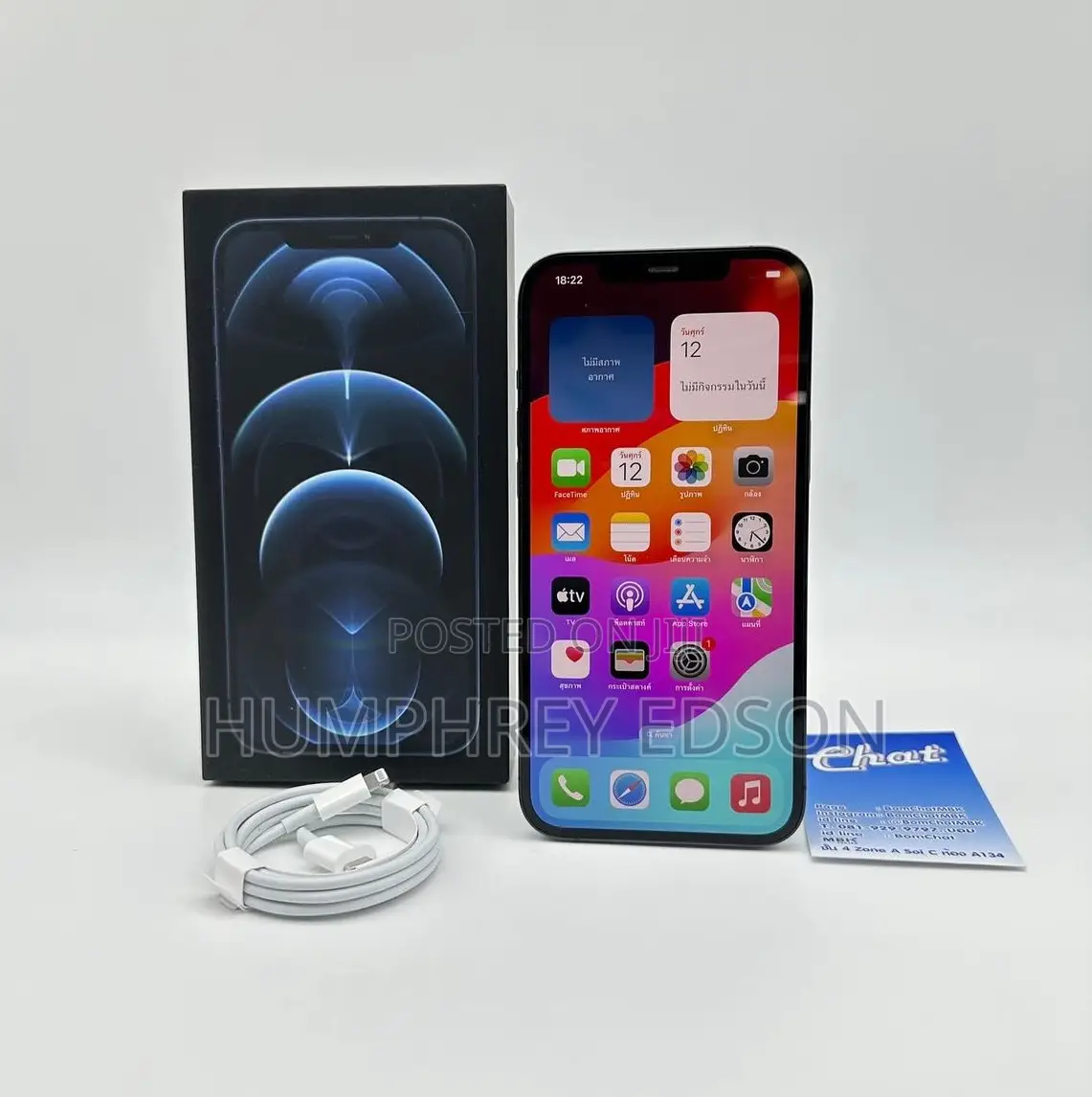 New Apple iPhone 12 Pro Max 256 GB Blue