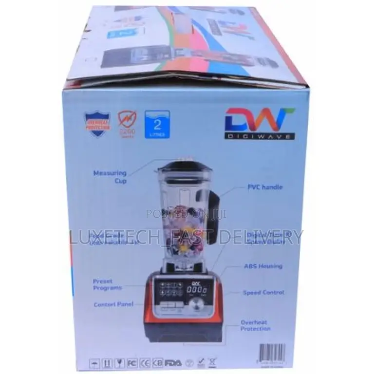 Digiwave 2 Litres Digital Blender Heavy Duty With Pre-Sets