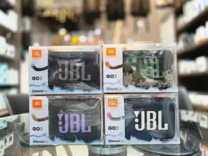 JBL Go 3 Portable Waterproof Bluetooth Speaker.