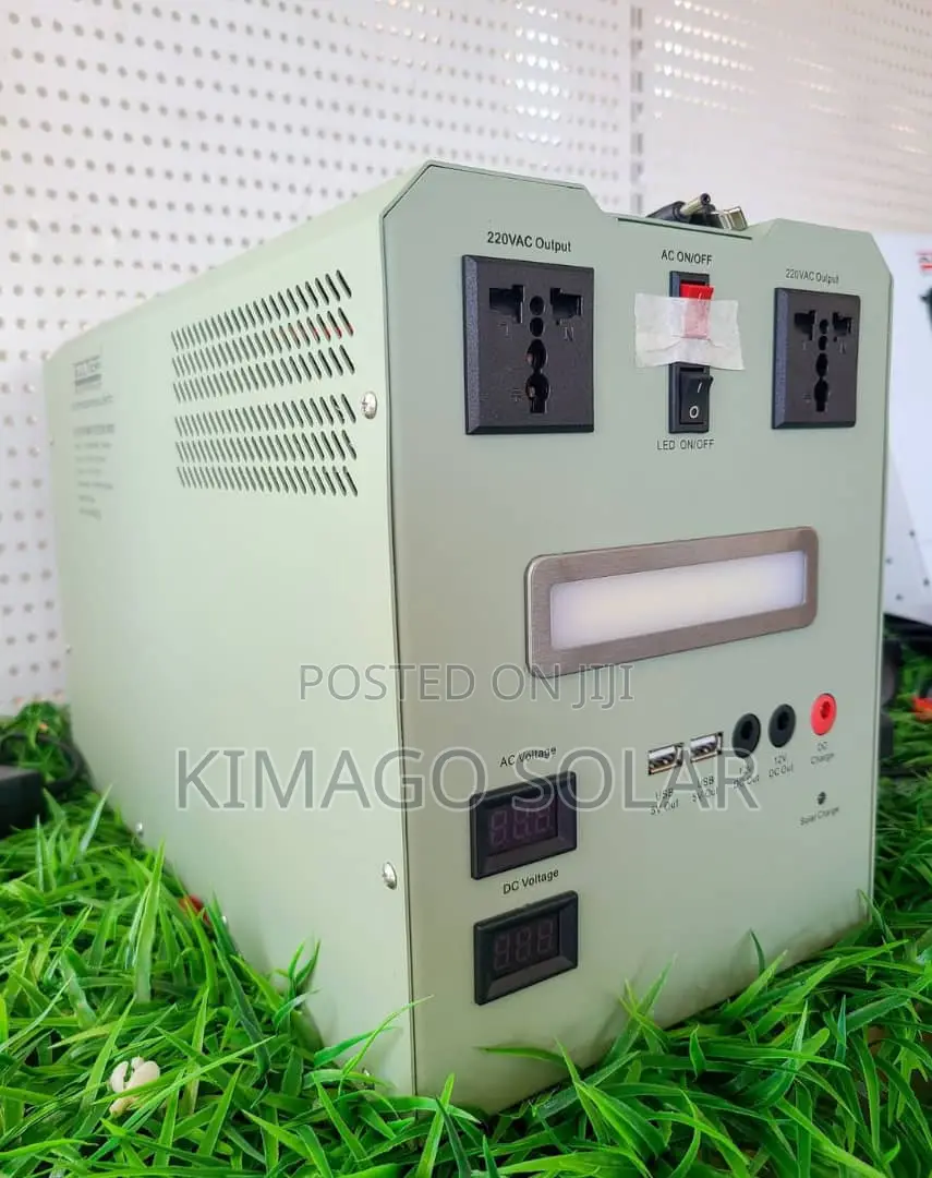 Mtambo Solar 500W Unapata Taa 4 Na Panel Yake Unawasha TV