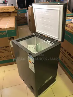 New Hisense 100 Liter Chest Freezer H125cfs Silver / Grey
