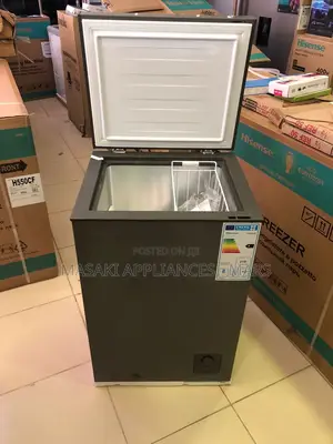 New Hisense 100 Liter Chest Freezer H125cfs Silver / Grey