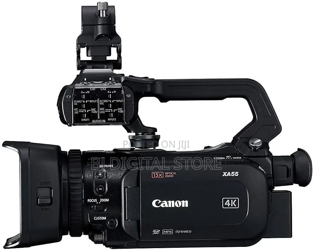 Canon XA55 UHD 4K30 Camcorder With Dual-Pixel Autofocus