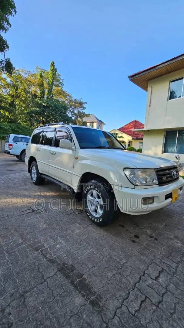 Toyota Land Cruiser 2002 White