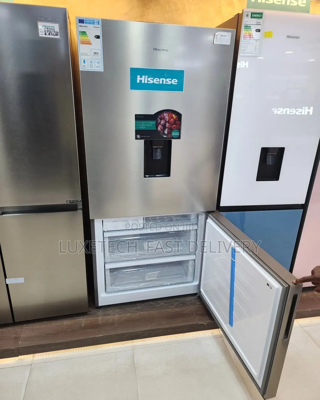 Hisense Refrigerator 465 Litres Water Dispenser Non-Frost