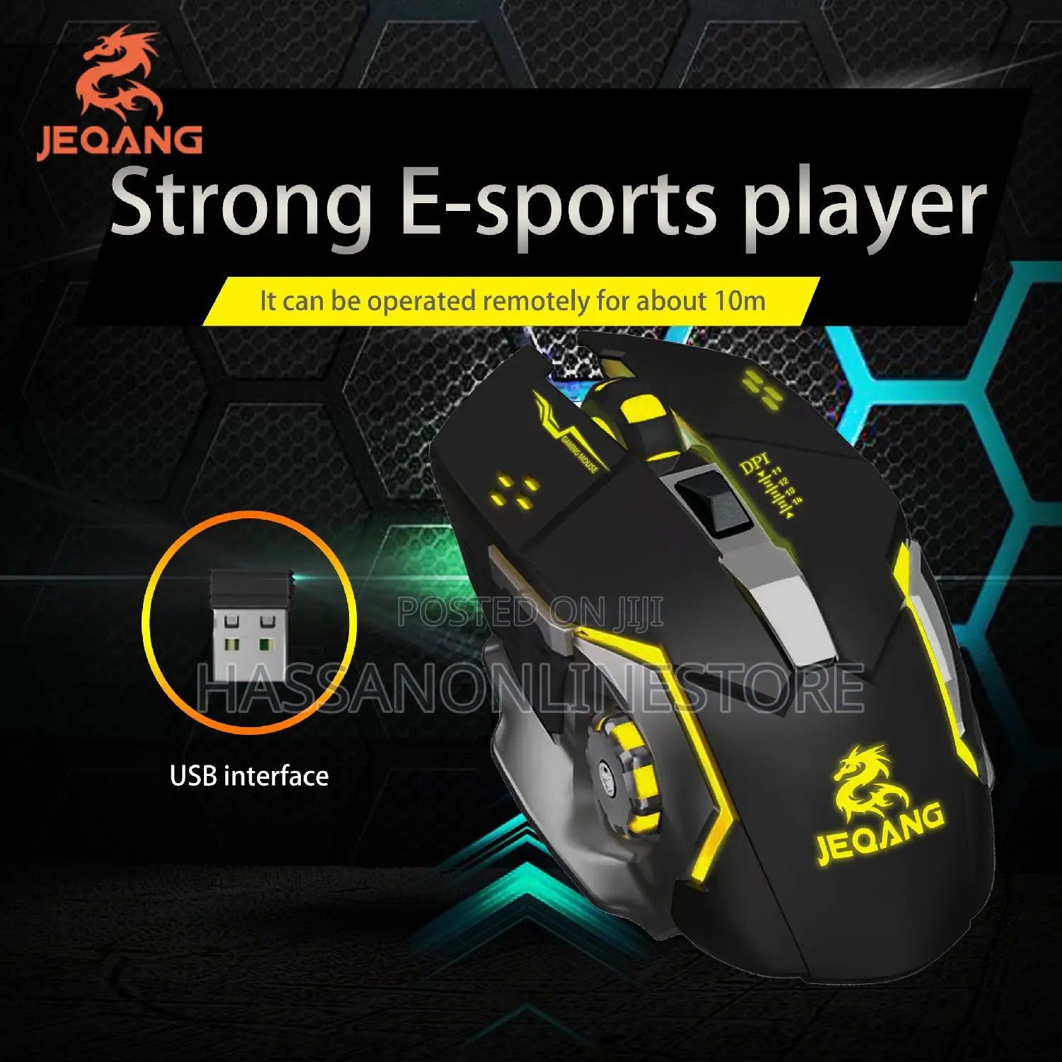 JEQANG- JW-220 6D Rechargeable Wireless Mouse
