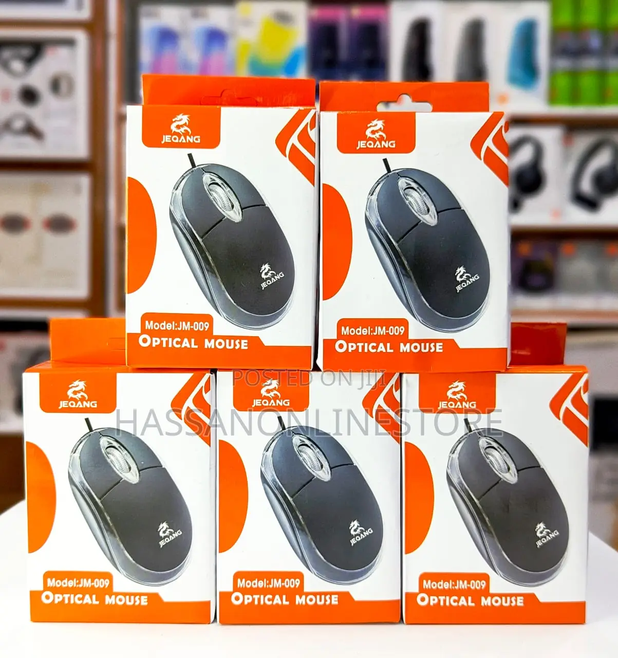 JEQANG JM-009 Optical Wired Mouse