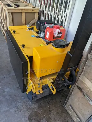 Diesel Pedestrian Roller Double Roll