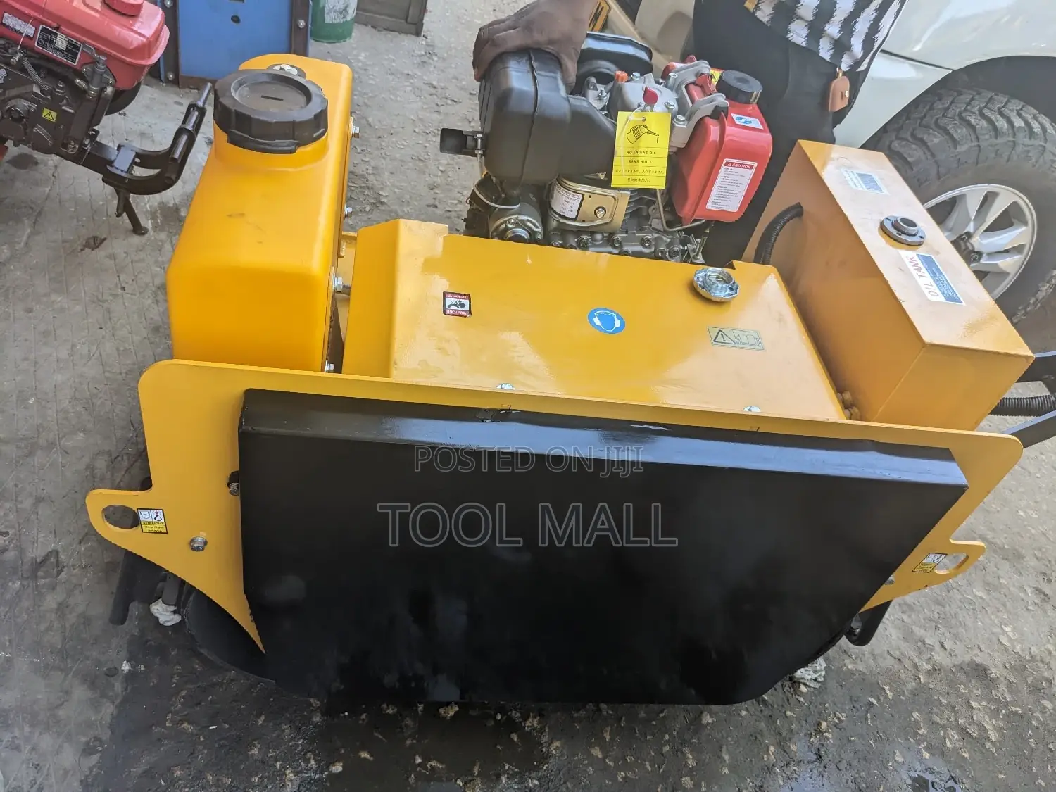 Diesel Pedestrian Roller Double Roll
