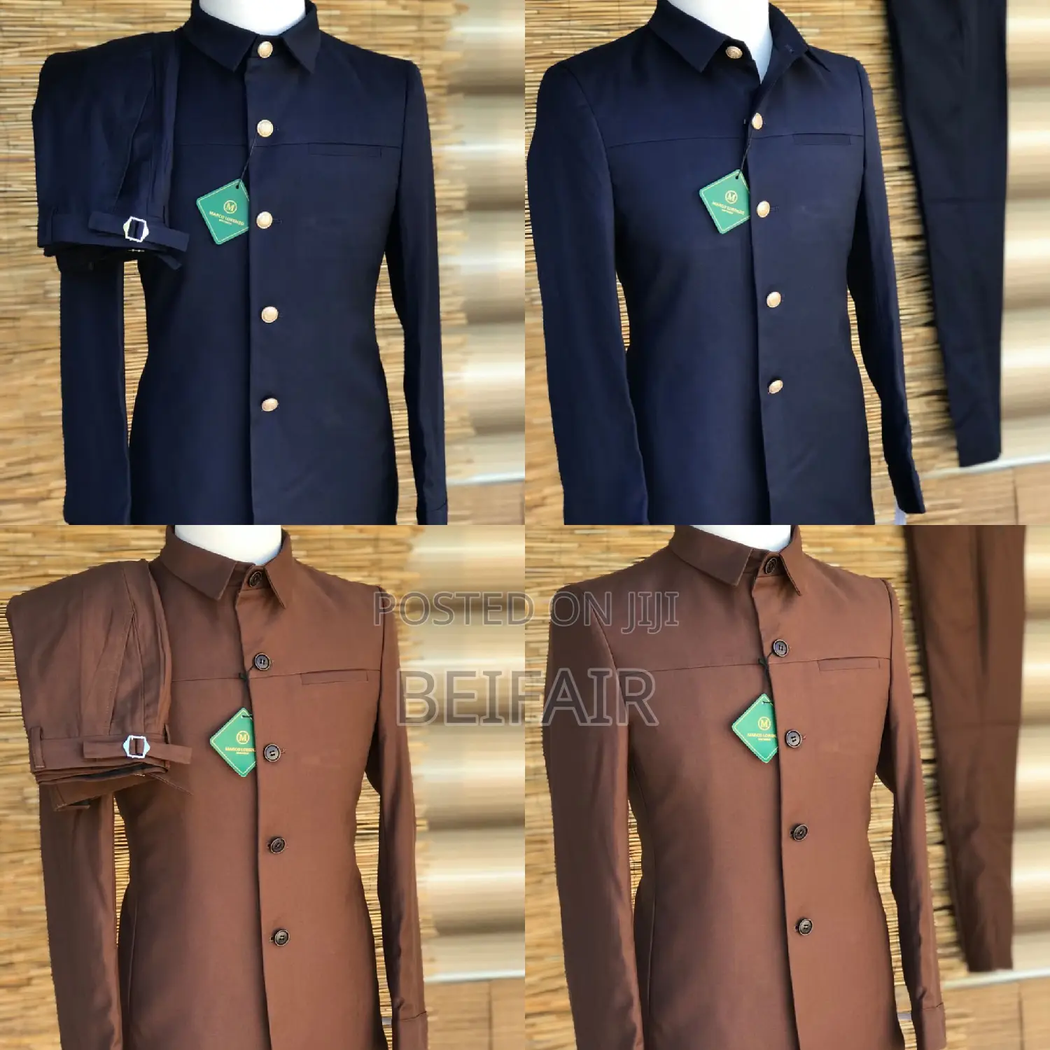 Safari Suits | Kaunda | Men's Suits | Suti Za Kiume