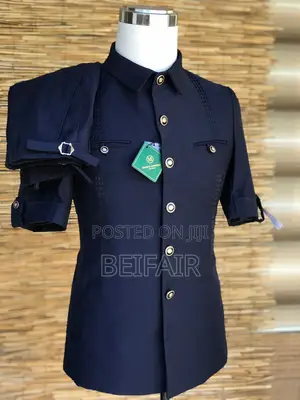 Kaunda Suti Mikono Mifupi | Short Sleeves Kaunda Suits