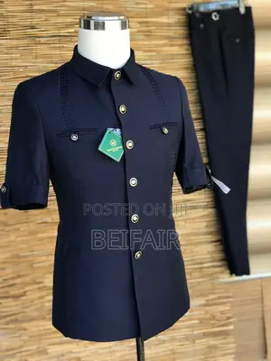 Kaunda Suti Mikono Mifupi | Short Sleeves Kaunda Suits