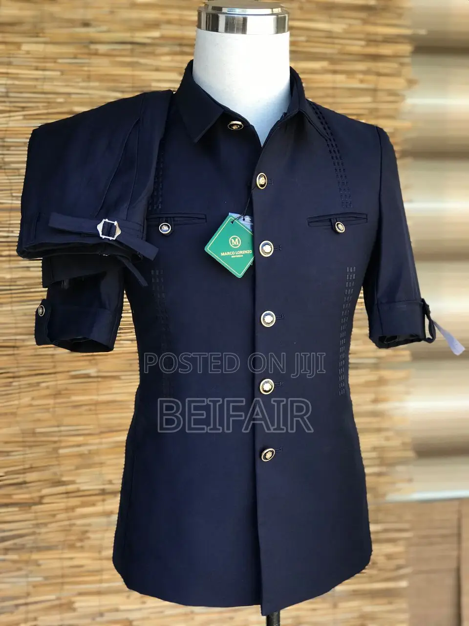 Kaunda Suti Mikono Mifupi | Short Sleeves Kaunda Suits