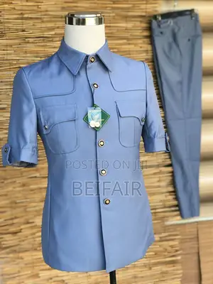 Kaunda Suti Mikono Mifupi | Short Sleeves Kaunda Suits
