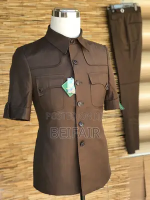 Kaunda Suti Mikono Mifupi | Short Sleeves Kaunda Suits