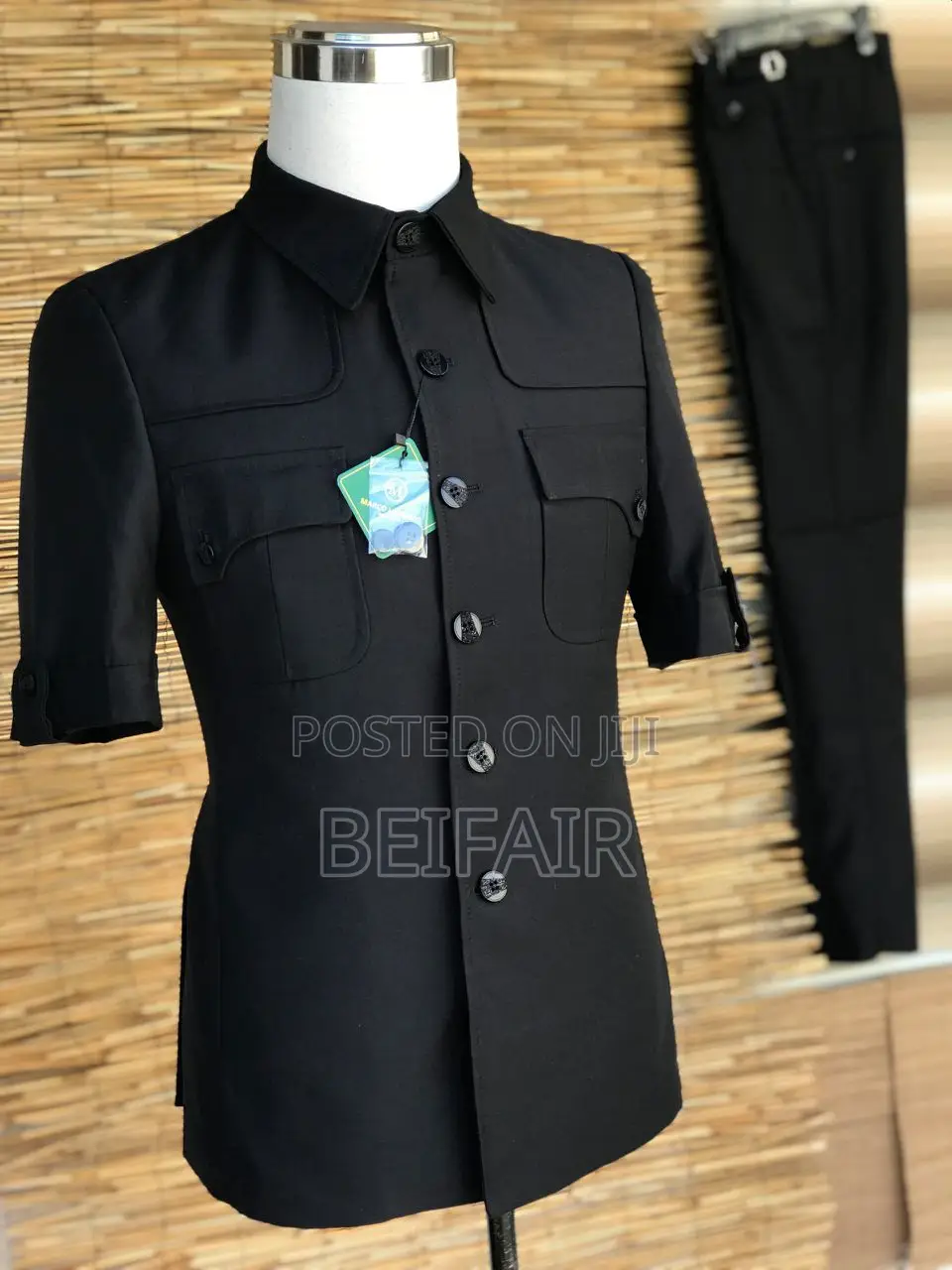 Kaunda Suti Mikono Mifupi | Short Sleeves Kaunda Suits
