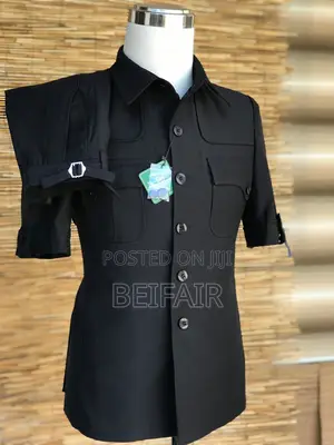 Kaunda Suti Mikono Mifupi | Short Sleeves Kaunda Suits
