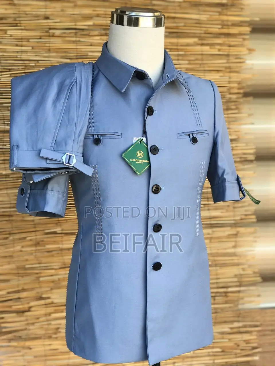 Kaunda Suti Za Kiume | Men's Kaunda Suits | Short Sleeves
