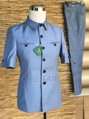 Kaunda Suti Za Kiume | Men's Kaunda Suits | Short Sleeves