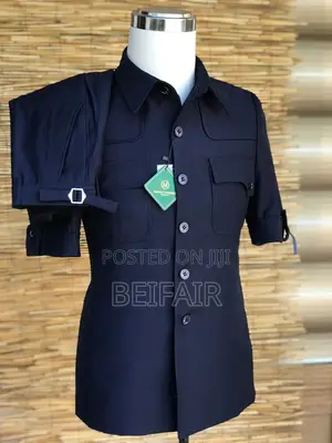 Kaunda Suti Mikono Mifupi | Short Sleeves Kaunda Suits