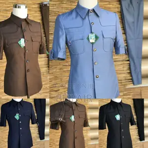 Kaunda Suti Mikono Mifupi | Short Sleeves Kaunda Suits