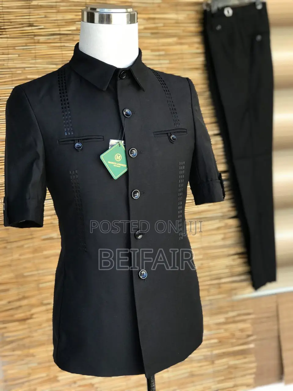Kaunda Suti Mikono Mifupi | Short Sleeves Kaunda Suits