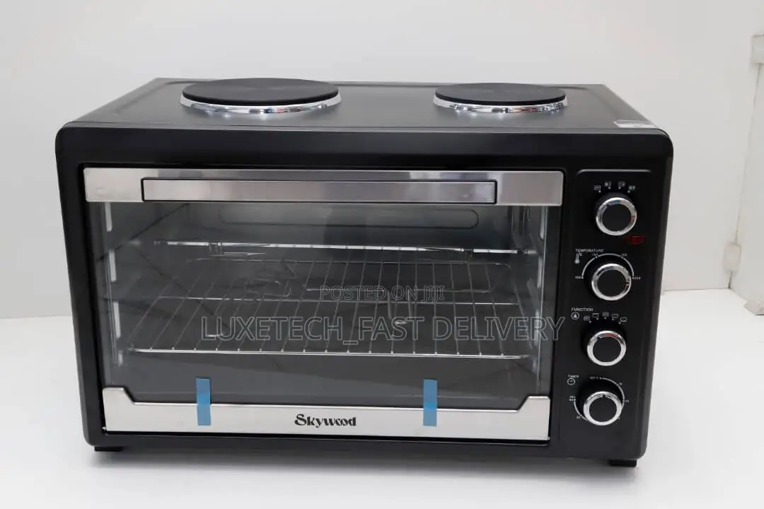 Skywood Electric Oven 63 Litres With 2 Burners Hotplates