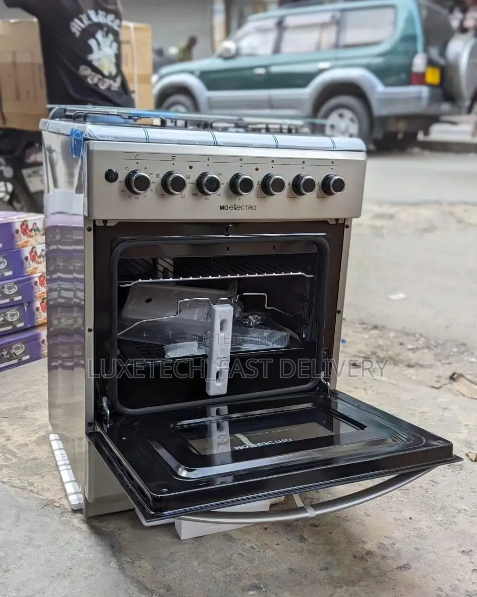 Mo Electro Full Gas Plates Cooker With Electric Oven 50×50