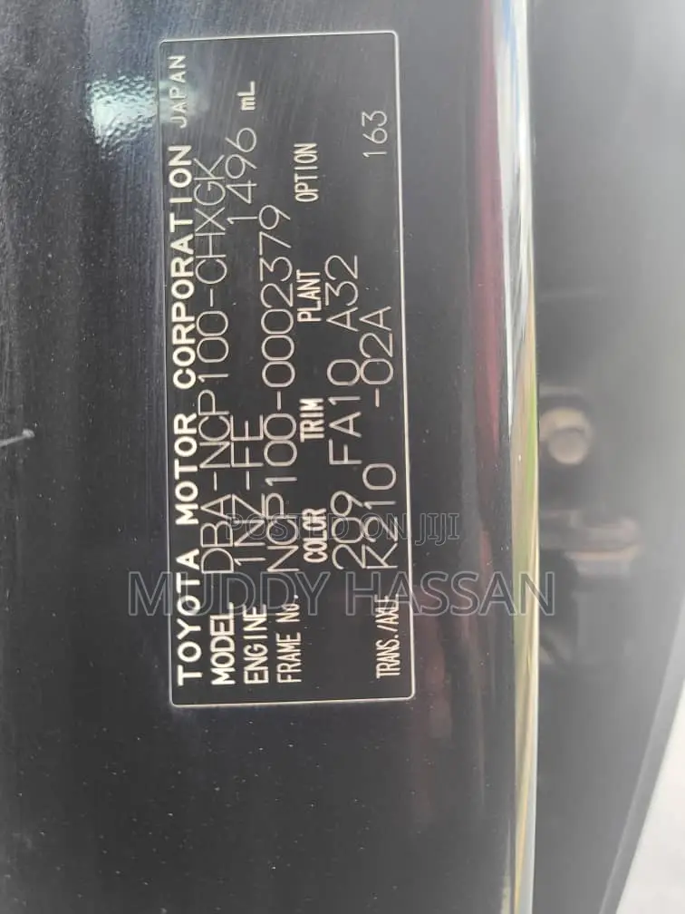 Toyota Ractis 2007 Black