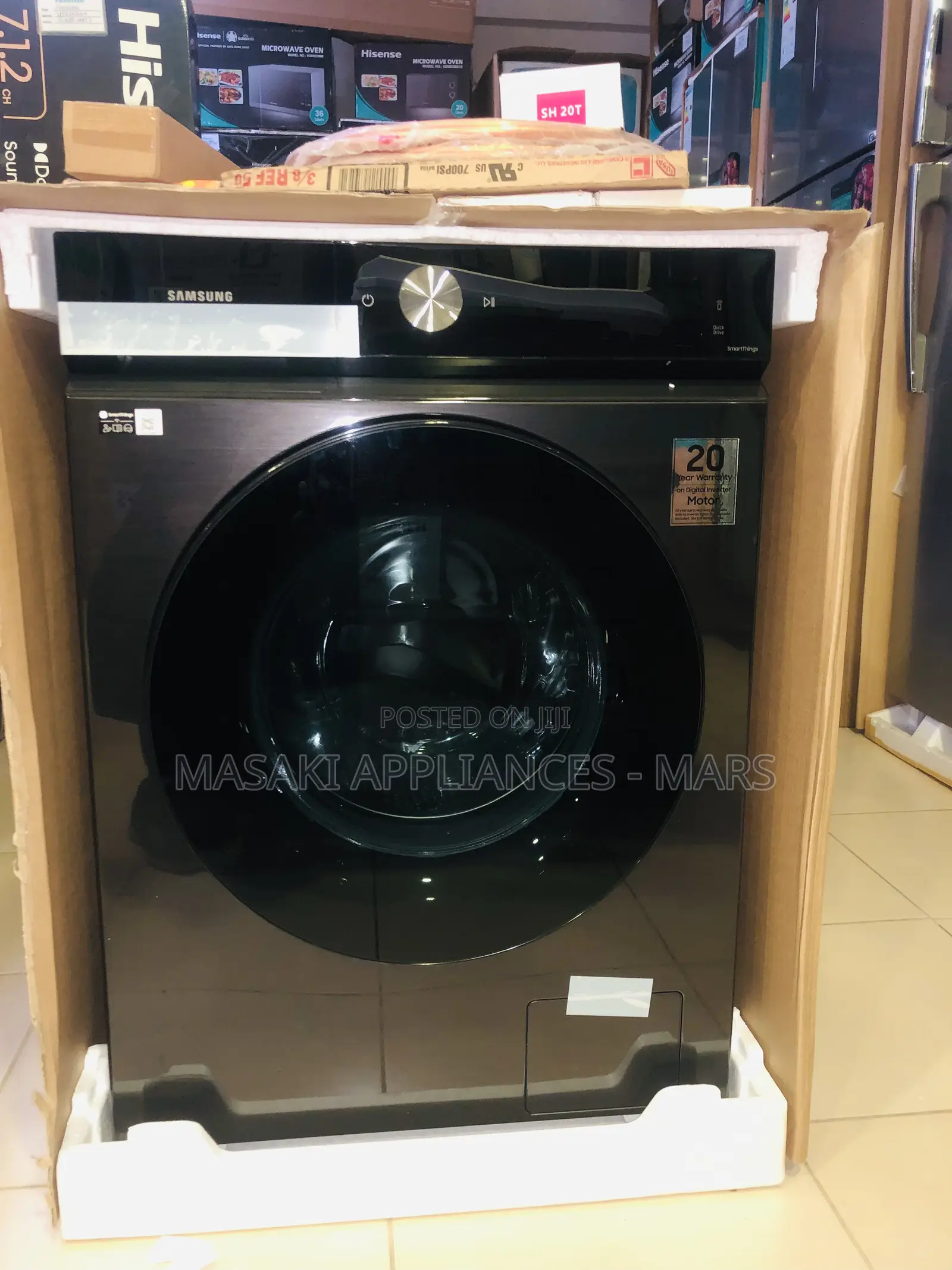 Samsung 12kg Washer Dryer Smart WD12BB944DGB Washing Machine
