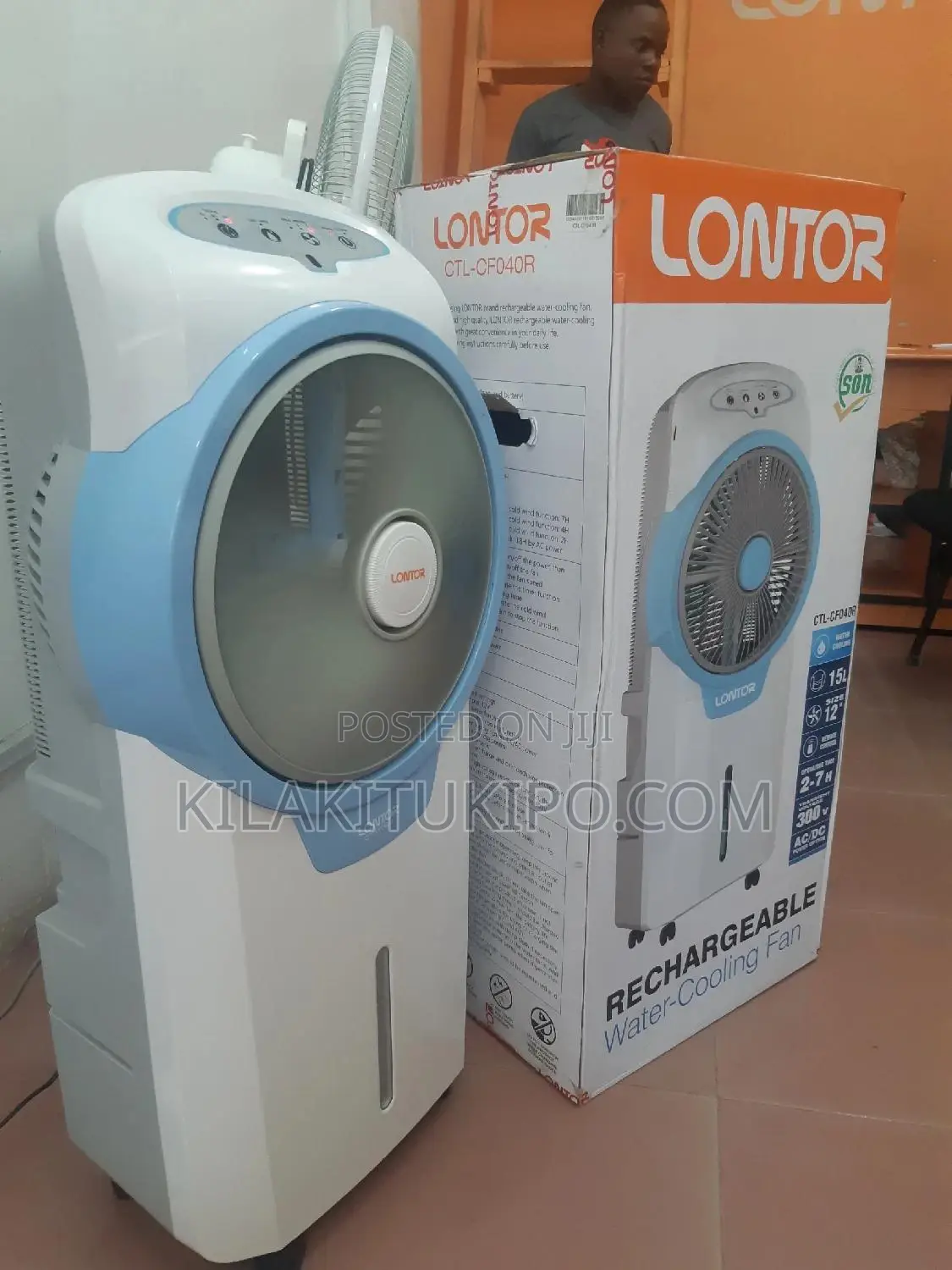 Rechargable Water Cooling Fan