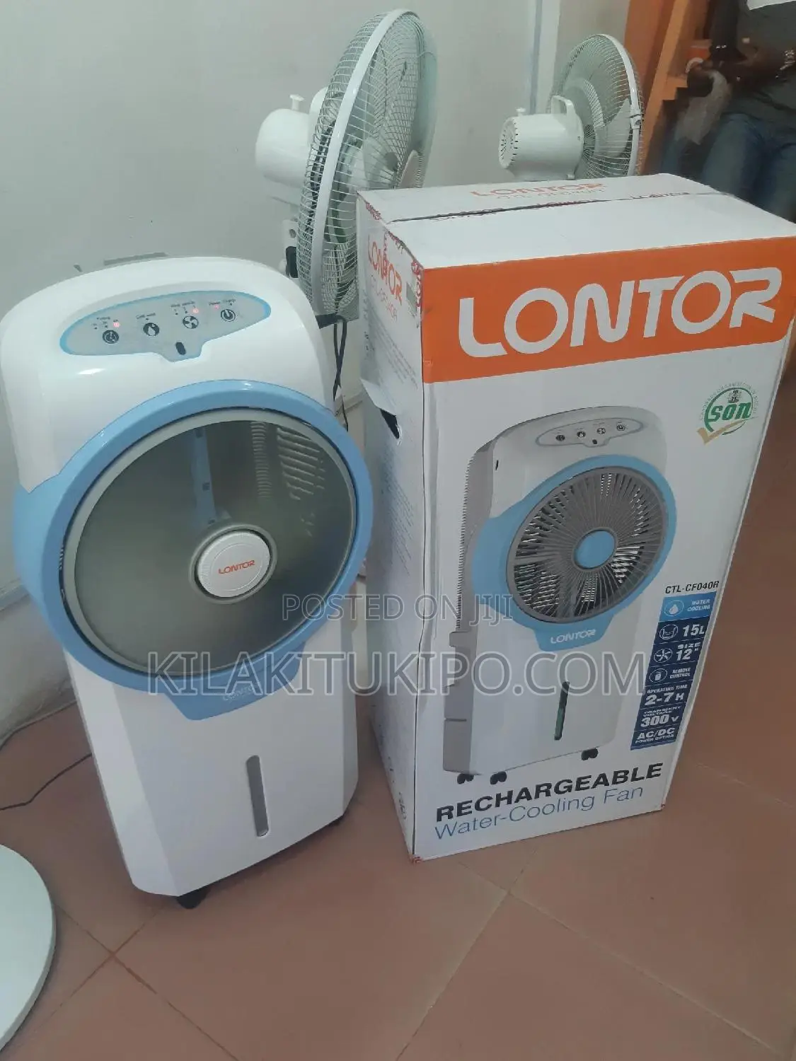 Rechargable Water Cooling Fan