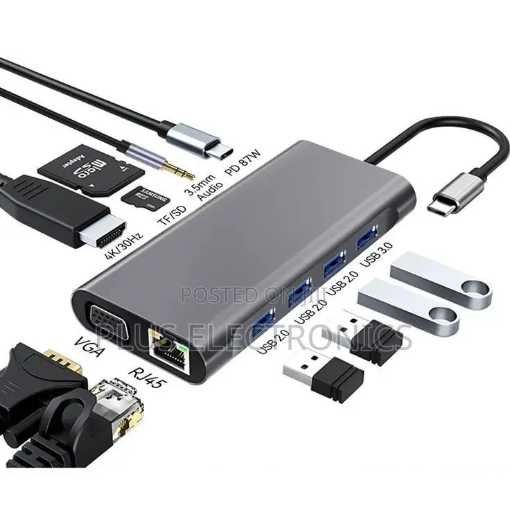 12 in 1 Type-C Docking Station