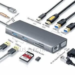 12 in 1 Type-C Docking Station