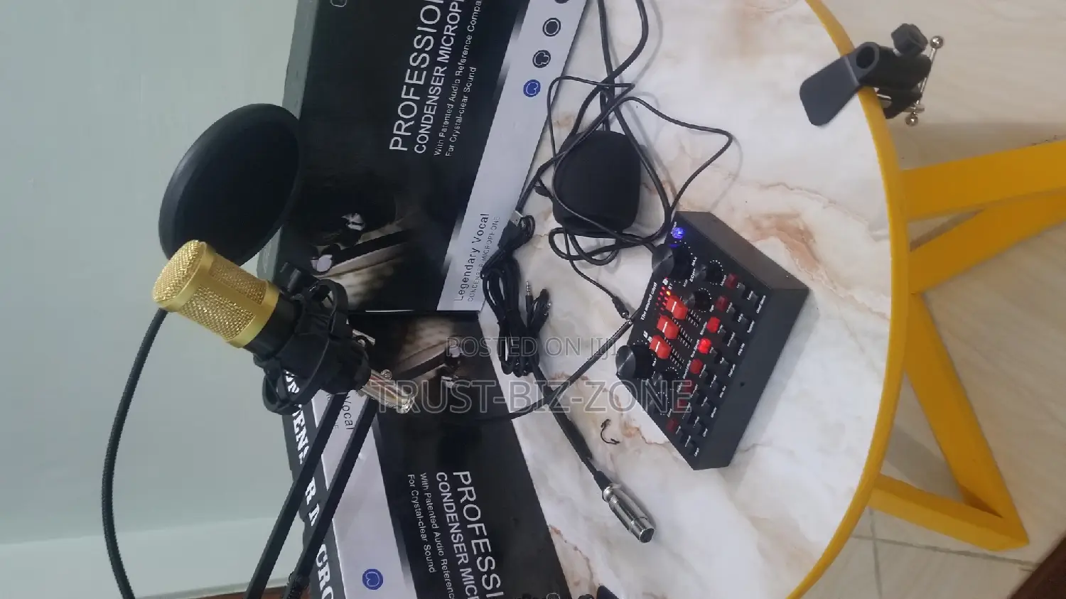 New Condenser Recording Microphone