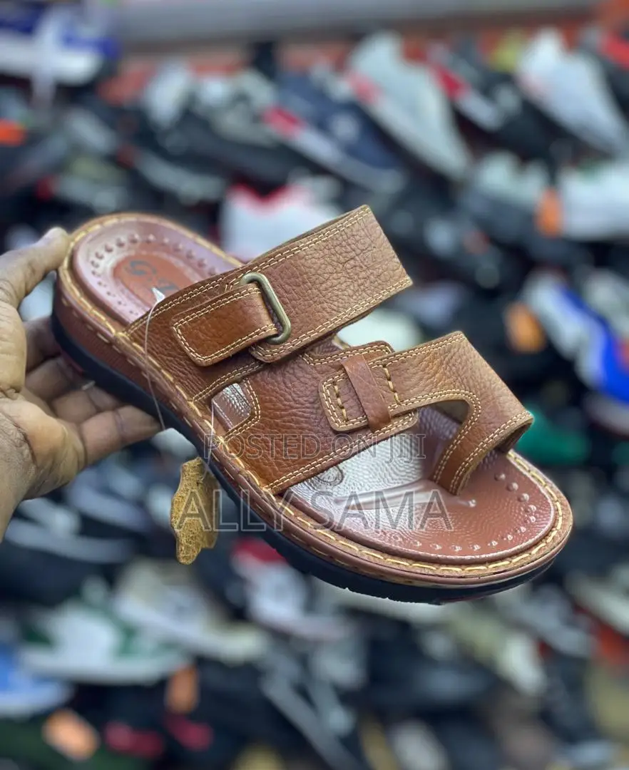 Mens Sandals Brand G.TEN Brown