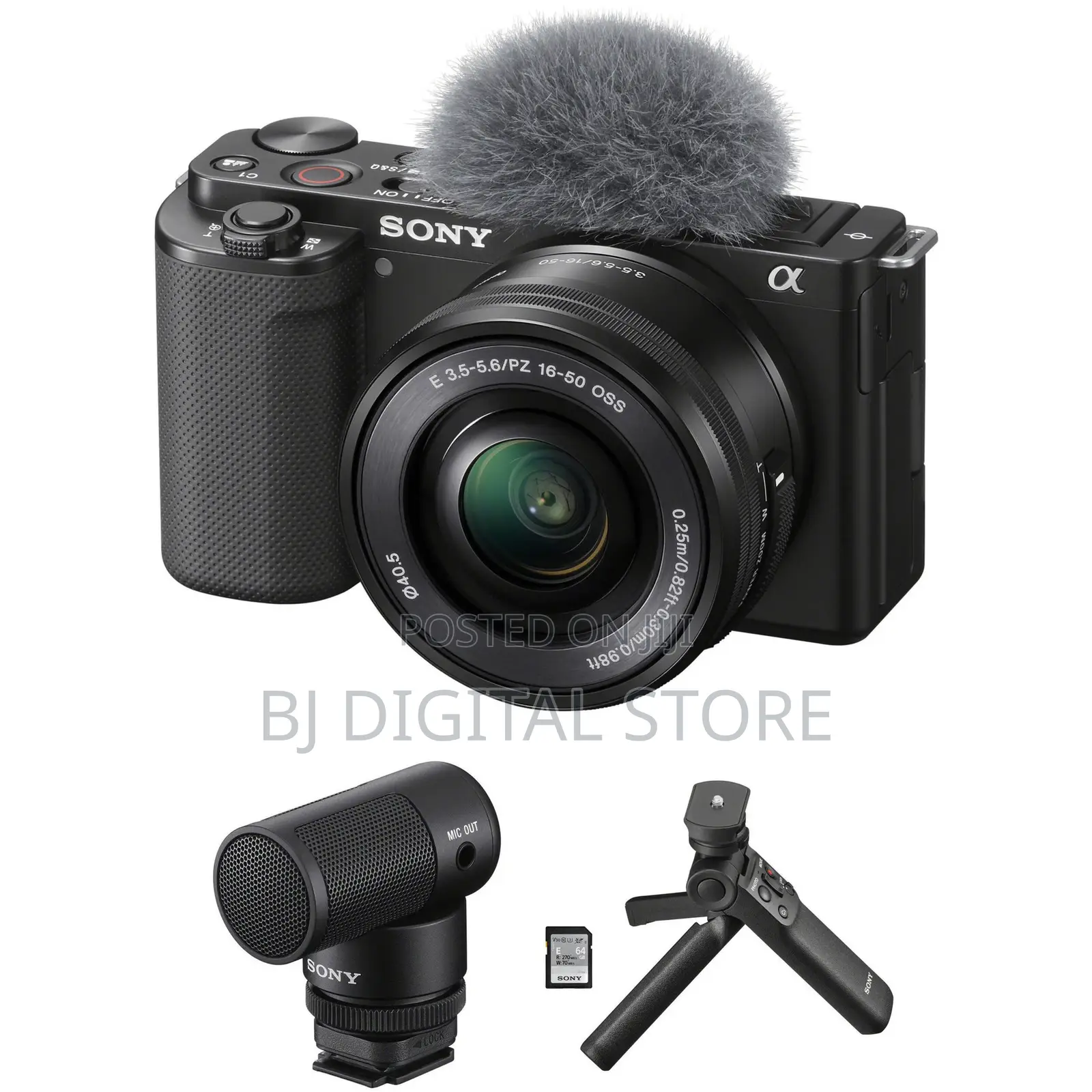 Sony ZV-E10 Mirrorless Camera With 16-50mm Lens and Kit