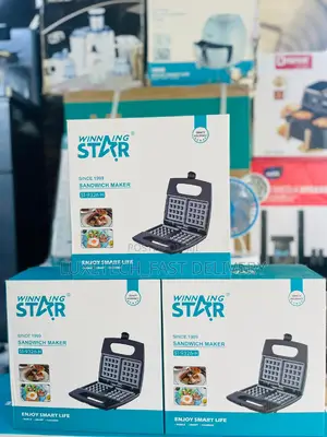 Winning Star Sandwich Maker Non-Stick 750W
