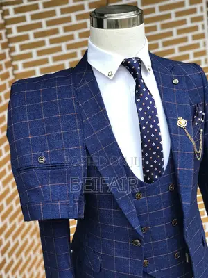 Suti Za Kiume | Men's Suits | High Class | Navy Blue