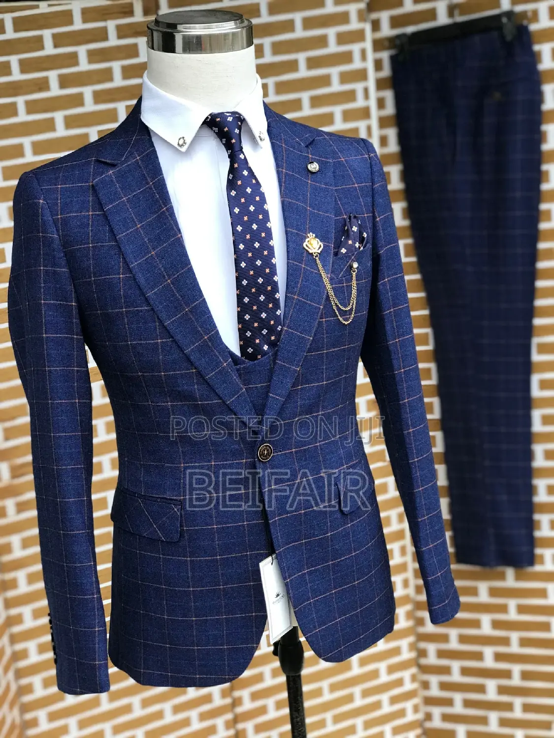 Suti Za Kiume | Men's Suits | High Class | Navy Blue