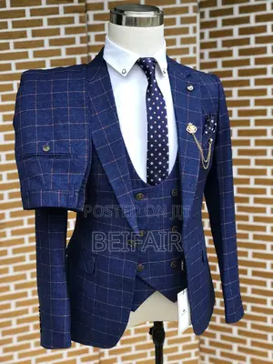 Suti Za Kiume | Men's Suits | High Class | Navy Blue