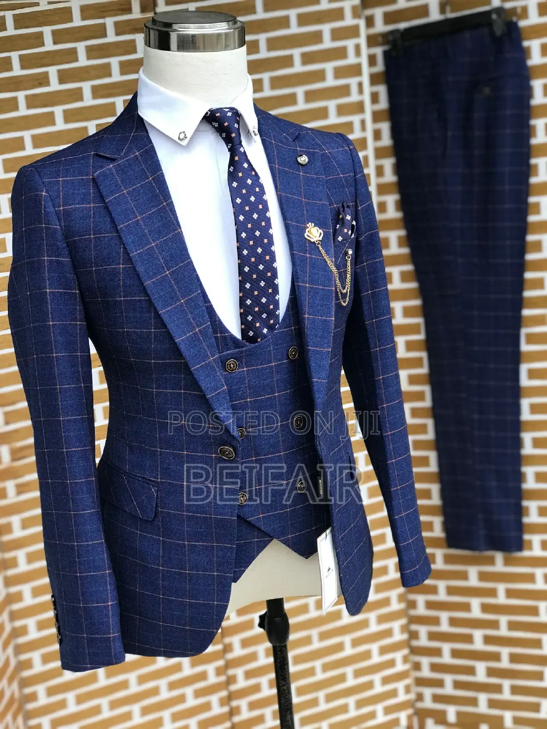 Suti Za Kiume | Men's Suits | High Class | Navy Blue