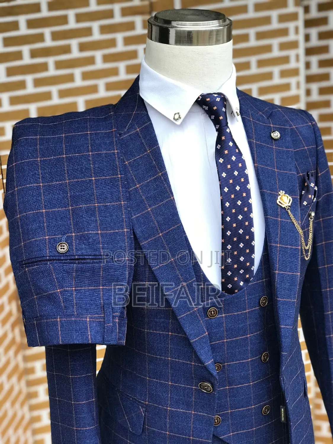Suti Za Kiume | Men's Suits | High Class | Navy Blue
