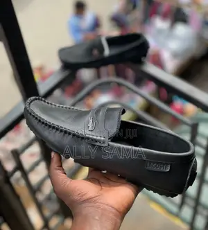 Mens Loafers Black More Brand Material Leather