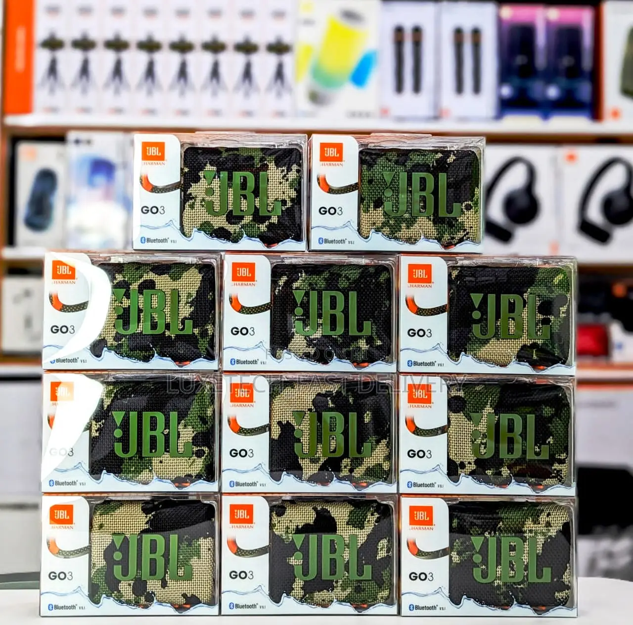 JBL Go 3 Original Bluetooth Speaker—Army