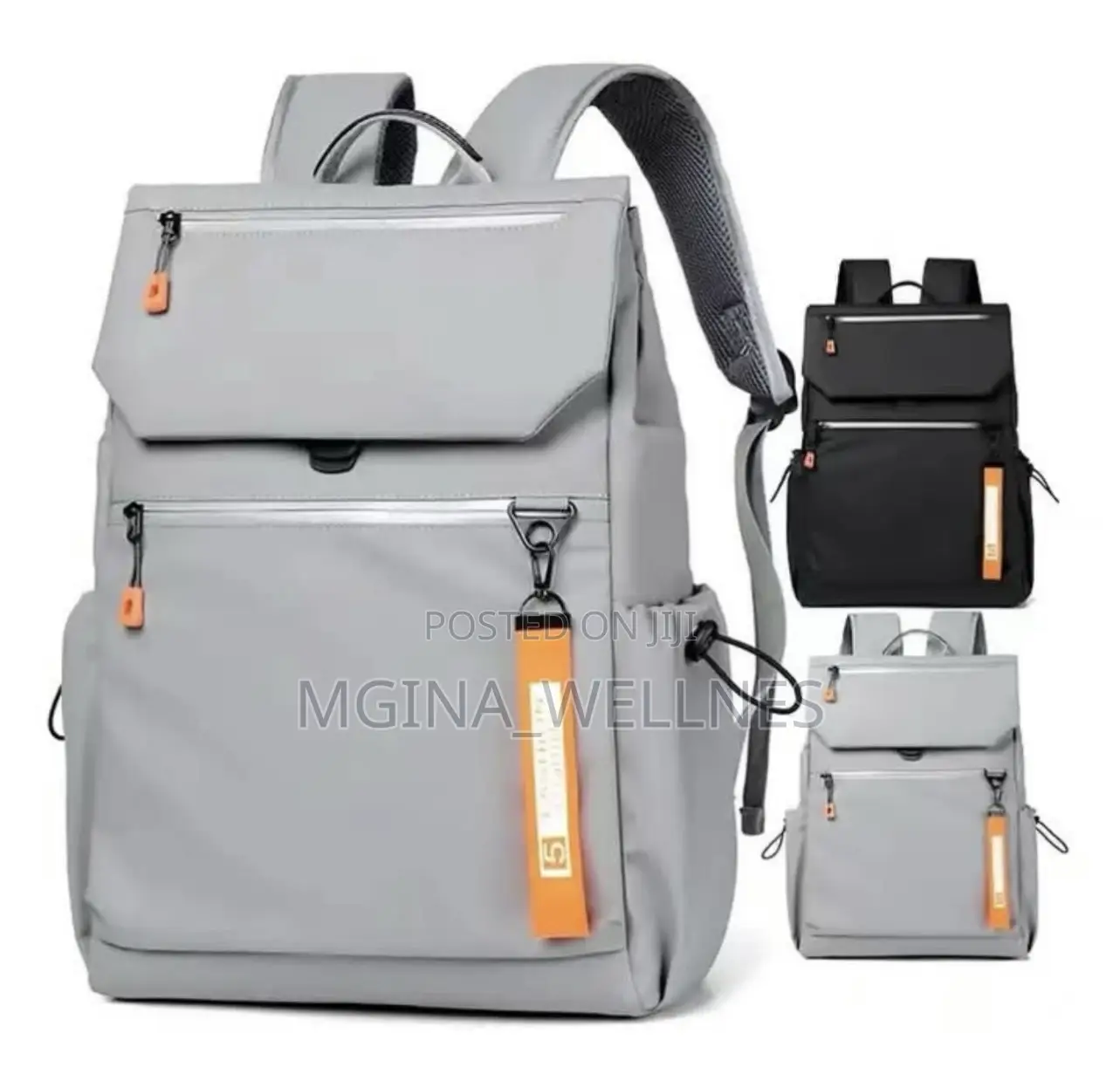 Pure Fabric Waterproof Backpack Bag