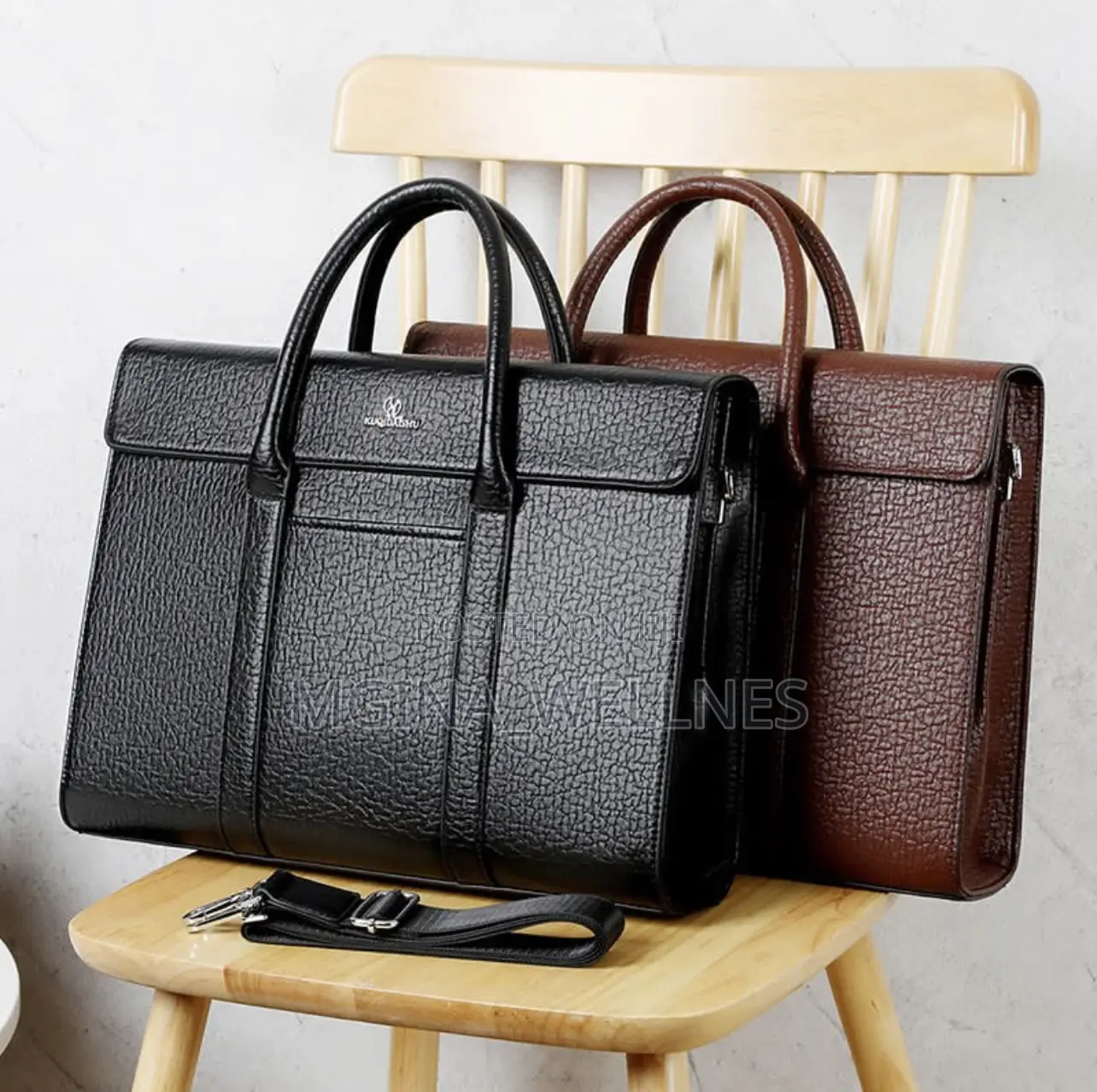 Genuine Leather Handbags for Laptops