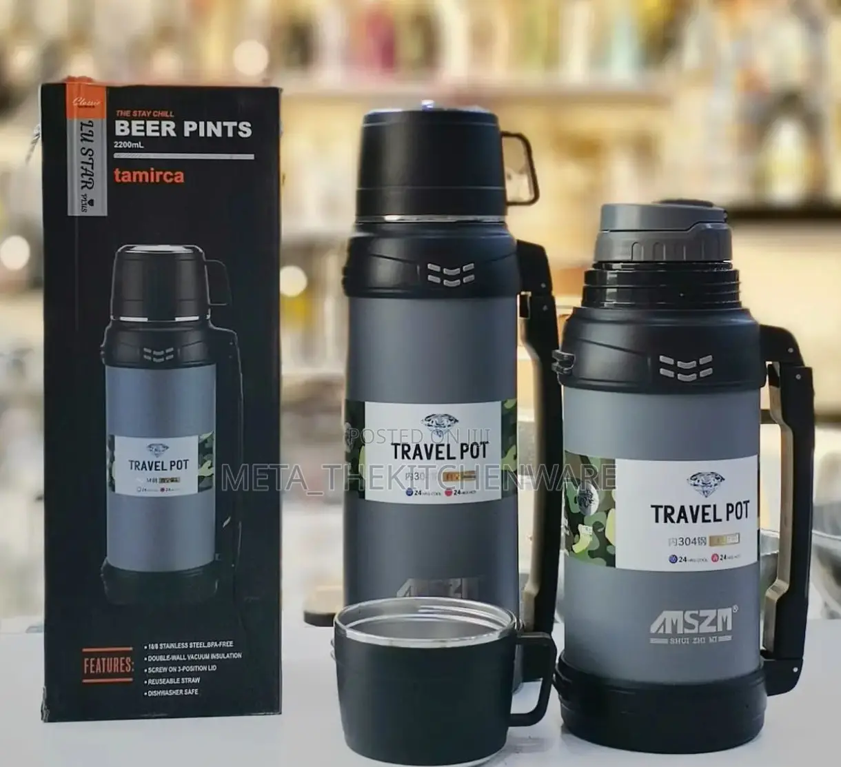 Vacuum Insulated Travel Pot(Keeps Hot And Cold) 1.5L,2.5 ,4L