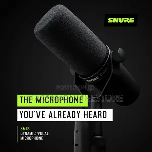 Shure Sm7b Dynamic Vocal Microphone