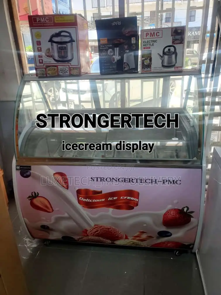 Strongertech-PMC Commercial Ice Cream Chest Freezer Display